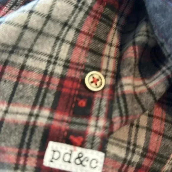 PD & Co boys flannel shirt size 8 100% cotton - Picture 6 of 7